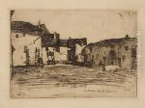 Liverdun, From Twelve Etchings Fromnature Oil Painting by James Abbott McNeill Whistler