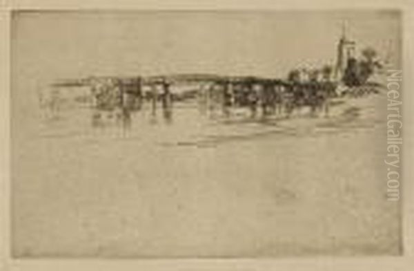 The Little Putney, No. 1 Oil Painting by James Abbott McNeill Whistler