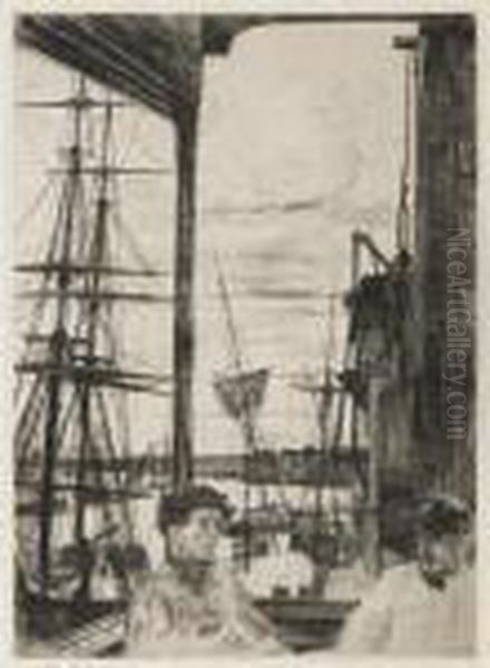 Rotherhithe (kennedy 66) Oil Painting by James Abbott McNeill Whistler