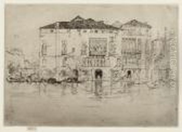 The Palaces (k. 187) Oil Painting by James Abbott McNeill Whistler