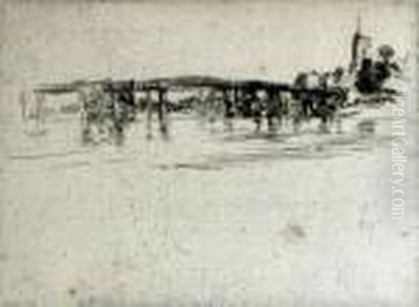 Hurlingham Oil Painting by James Abbott McNeill Whistler