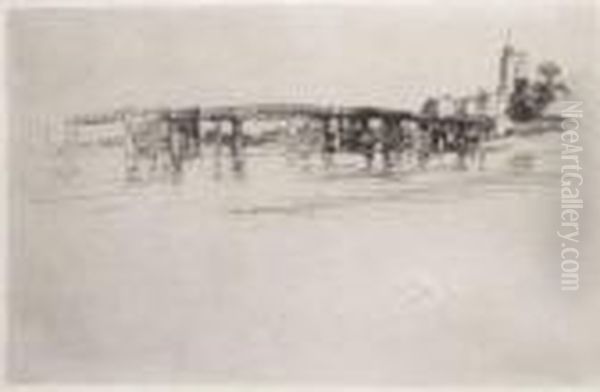 The Little Putney, No. 1 Oil Painting by James Abbott McNeill Whistler