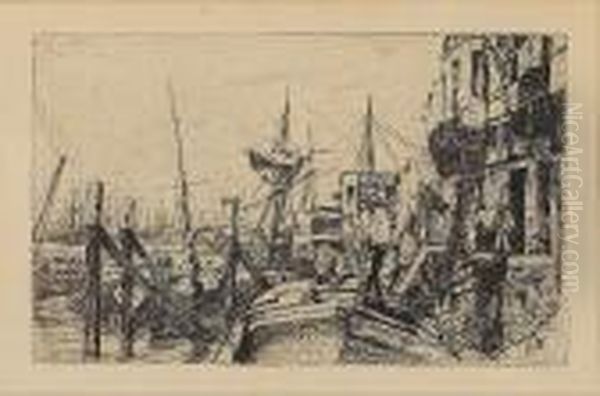 Limehouse (kennedy 40) Oil Painting by James Abbott McNeill Whistler