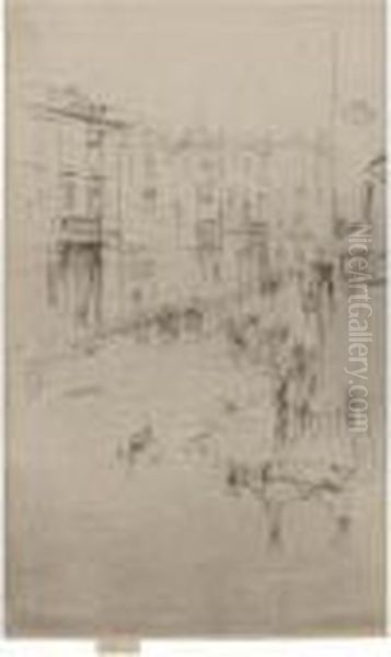 Alderney Street (k. 238) by James Abbott McNeill Whistler