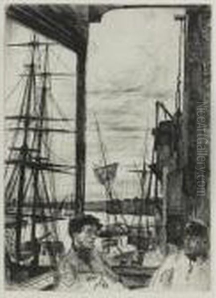 Rotherhithe (k. 66) Oil Painting by James Abbott McNeill Whistler