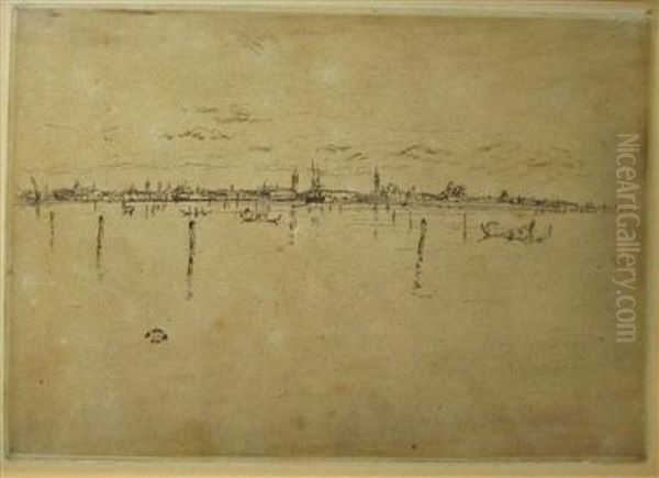 Little Venice Oil Painting by James Abbott McNeill Whistler