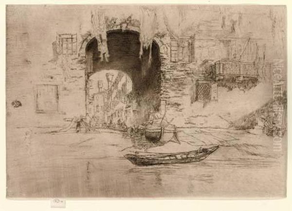 San Biagio
, From 
Twenty Six Etchings Oil Painting by James Abbott McNeill Whistler