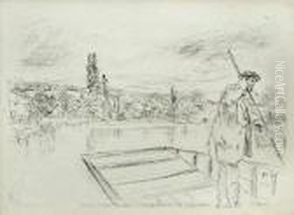 Whistler Oil Painting by James Abbott McNeill Whistler