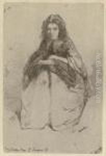 Fumette, From Twelve Etchings From Nature Oil Painting by James Abbott McNeill Whistler