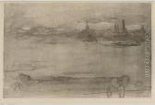 Early Morning Oil Painting by James Abbott McNeill Whistler