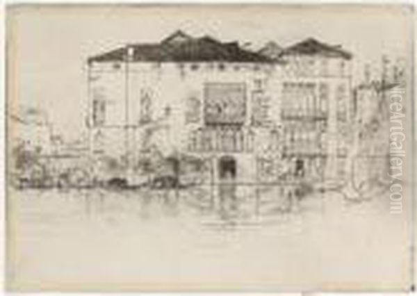 The Palaces (k. 187) Oil Painting by James Abbott McNeill Whistler