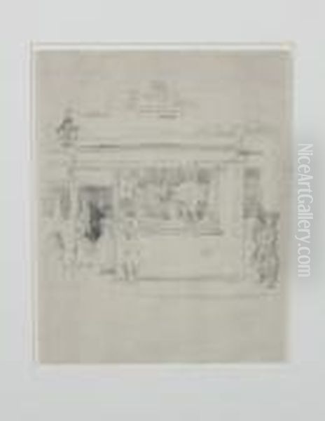 Drury Lane Rags Oil Painting by James Abbott McNeill Whistler