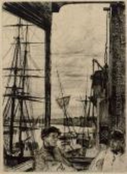 Rotherhithe (kennedy 66) Oil Painting by James Abbott McNeill Whistler