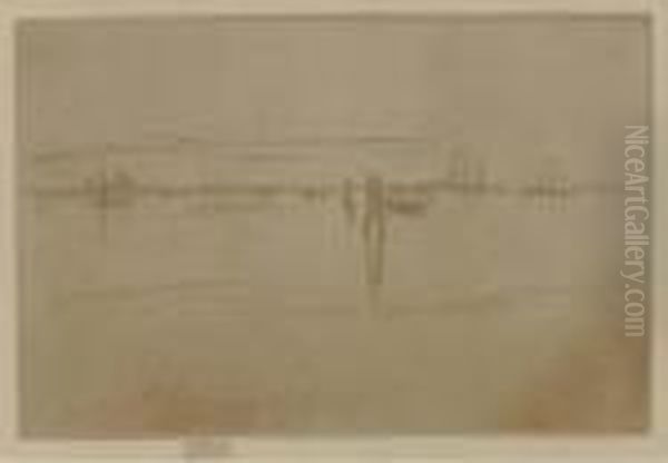 Long Lagoon (k. 203) Oil Painting by James Abbott McNeill Whistler