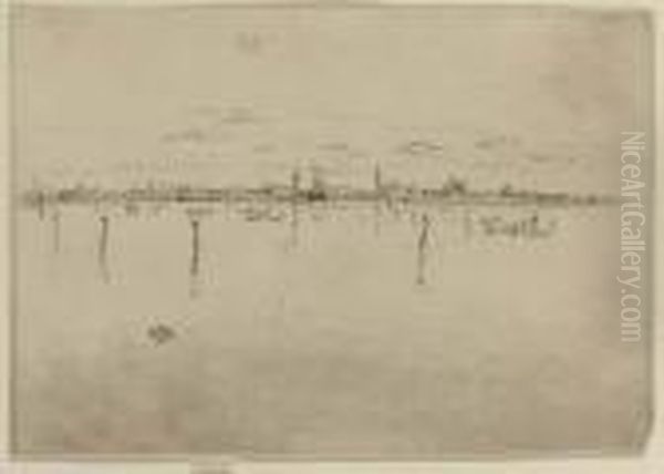 Little Venice Oil Painting by James Abbott McNeill Whistler