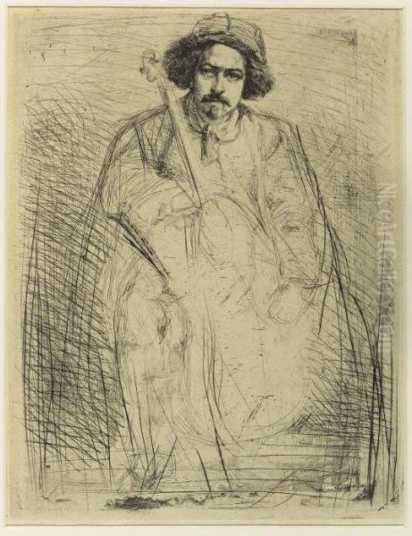 Becquet (k. 52) Oil Painting by James Abbott McNeill Whistler