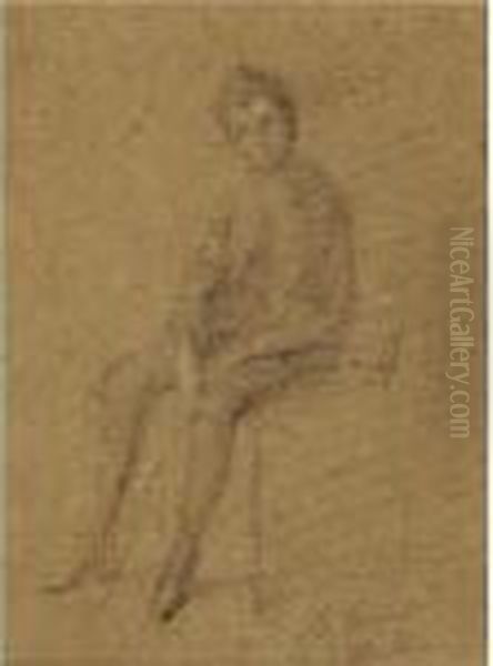 Portrait Of A Boy Oil Painting by James Abbott McNeill Whistler