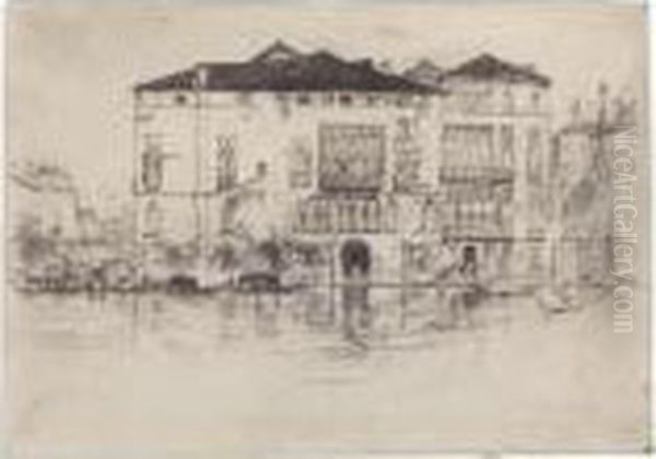 The Palaces (k. 187) Oil Painting by James Abbott McNeill Whistler