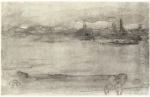 Early Morning Oil Painting by James Abbott McNeill Whistler