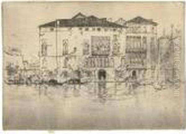 The Palaces (k. 187) Oil Painting by James Abbott McNeill Whistler