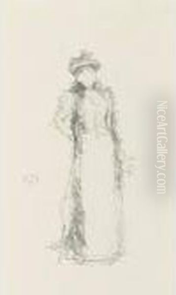 Beatrix Whistler (s./s./t. 80) Oil Painting by James Abbott McNeill Whistler