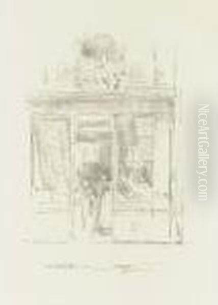 The Laundress: ''la Blanchisseuse De La Place Dauphine'' (s./s./t. 93) Oil Painting by James Abbott McNeill Whistler