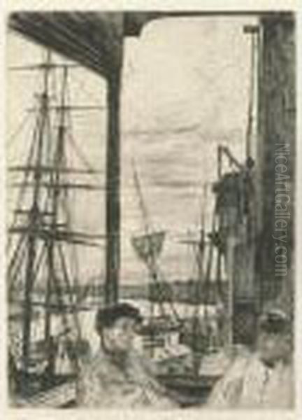 Rotherhithe (k. 66) Oil Painting by James Abbott McNeill Whistler