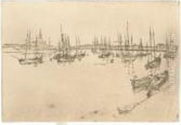 San Giorgio (k. 201) Oil Painting by James Abbott McNeill Whistler