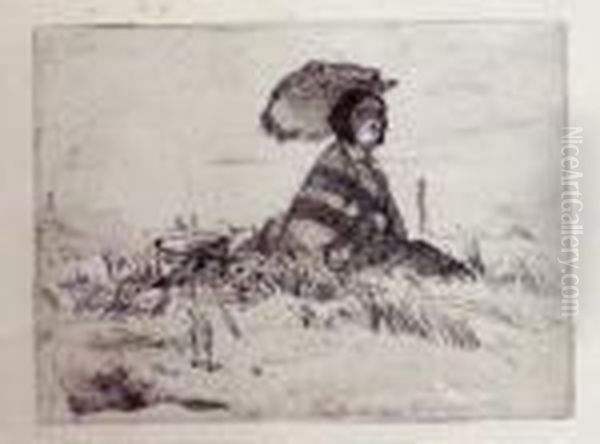 En Plein Soleil Oil Painting by James Abbott McNeill Whistler