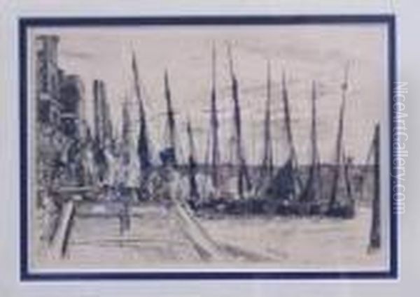 Billingsgate Oil Painting by James Abbott McNeill Whistler