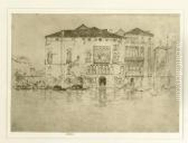 The Palaces (k. 187) Oil Painting by James Abbott McNeill Whistler