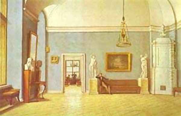 In Rooms Oil Painting by Fedor Petrovich Tolstoy