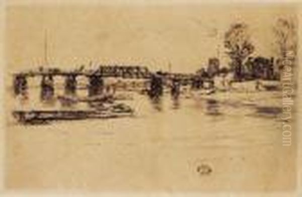 Fulham (k. 182) Oil Painting by James Abbott McNeill Whistler