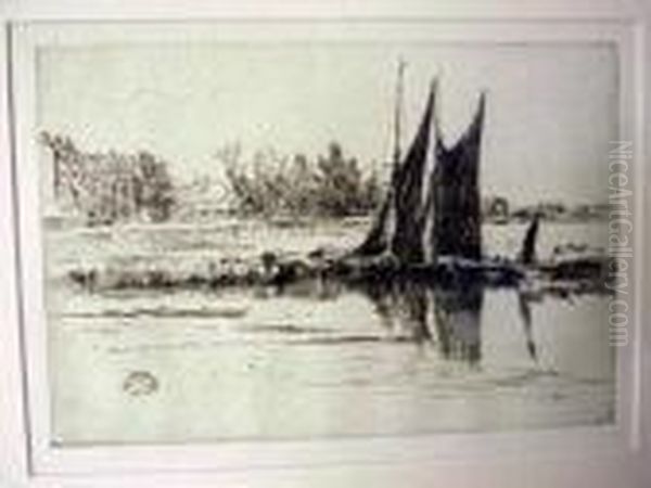 Hurlingham Oil Painting by James Abbott McNeill Whistler