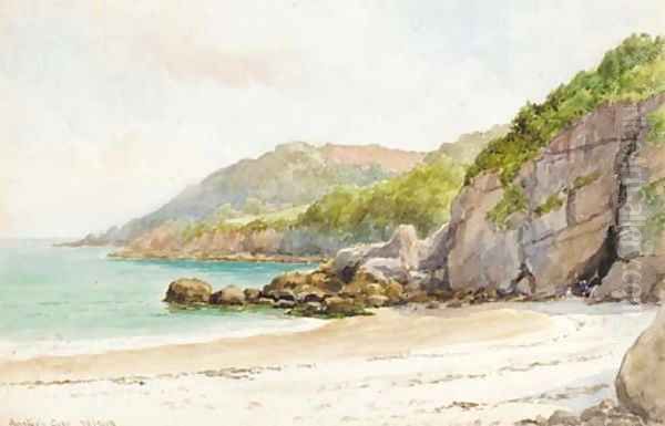 Anstey's Cove Oil Painting by William Tomkins