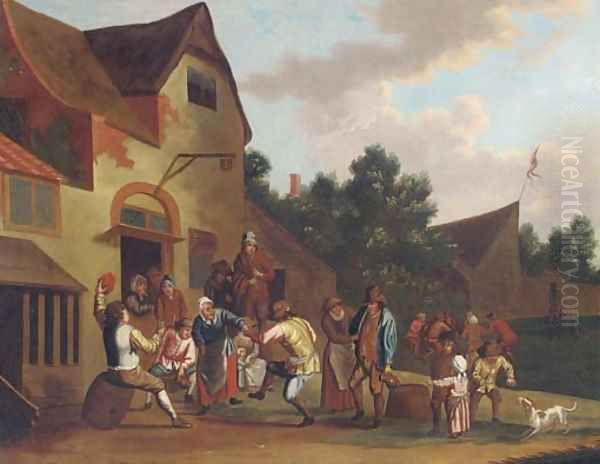 A village kermesse 2 Oil Painting by David The Younger Teniers