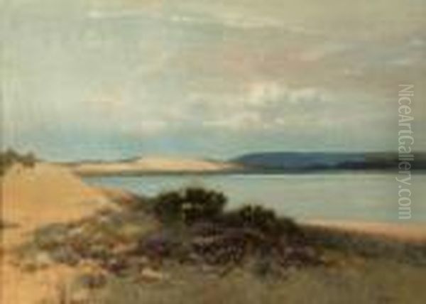 West-country Bay Oil Painting by Frederick John Widgery