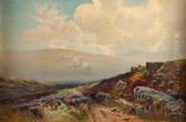 Near Princetown Oil Painting by Frederick John Widgery