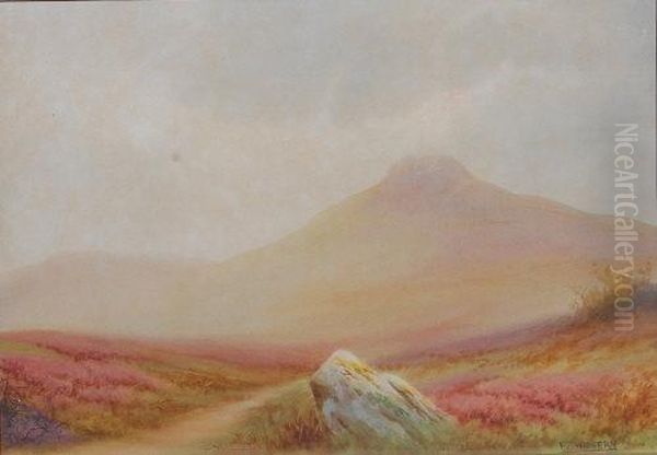 Dartmoor Scene Oil Painting by Frederick John Widgery