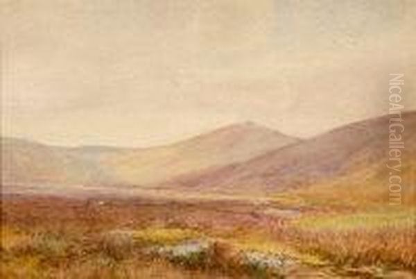 Dartmoor Scene Oil Painting by Frederick John Widgery