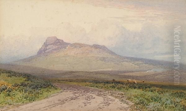 View Over Moorland Oil Painting by Frederick John Widgery