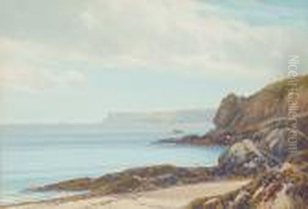 Berryhead, Torbay Oil Painting by Frederick John Widgery