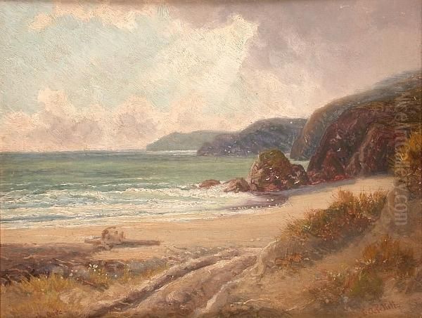 Incoming Tide Oil Painting by Frederick John Widgery