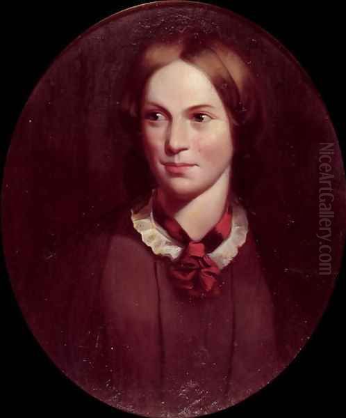 Portrait of Charlotte Bronte 1816-55 Oil Painting by J.H. Thompson