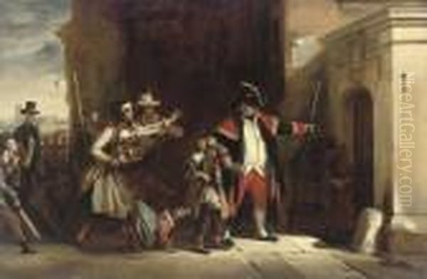 The Parish Beadle Oil Painting by Sir David Wilkie