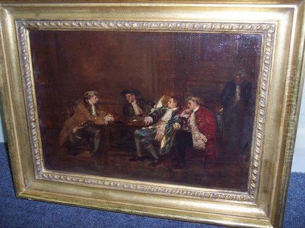 The Talk Of The Town Oil Painting by Sir David Wilkie