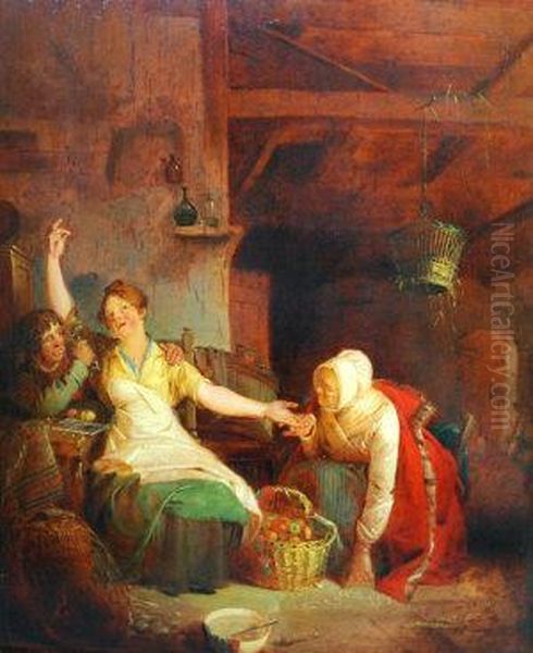 You Will Be Married Oil Painting by Sir David Wilkie