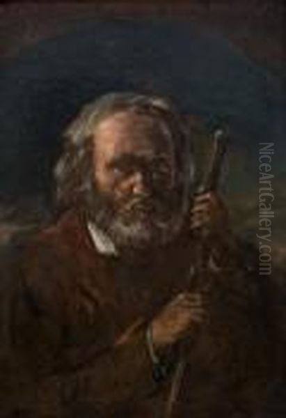 Retrato De Anciano Oil Painting by Sir David Wilkie