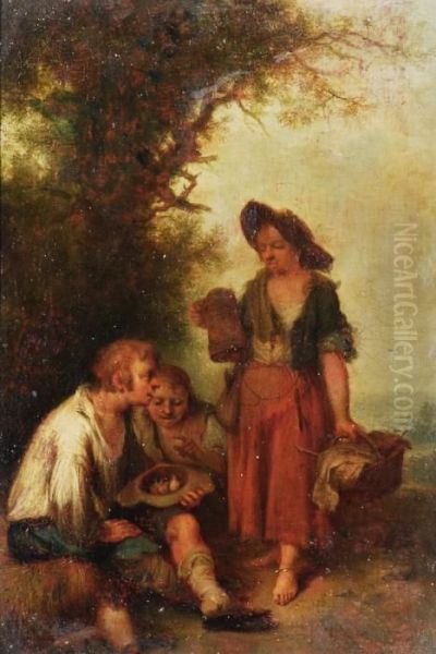 Contadini Oil Painting by Sir David Wilkie