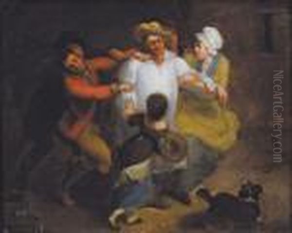 Huiswaarts Oil Painting by Sir David Wilkie